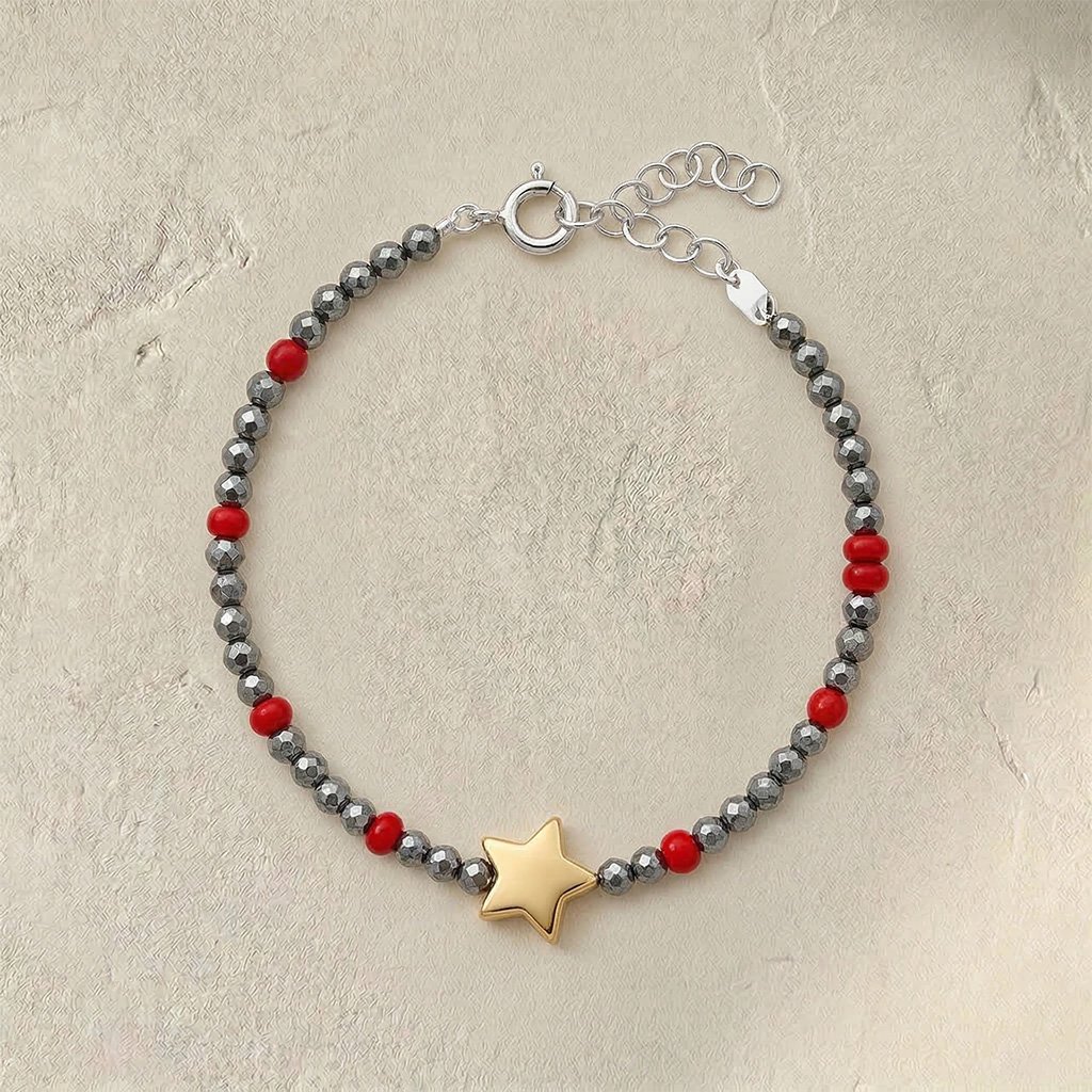 Bracciale Crystal Grigio Rosso