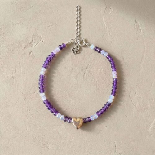 Collezione Crystal - bracciale viola