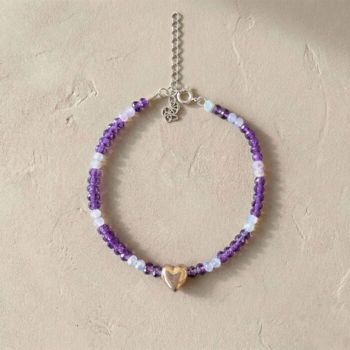 Collezione Crystal - bracciale viola