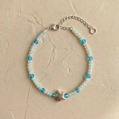 Collezione Crystal - Braccialetto Celeste