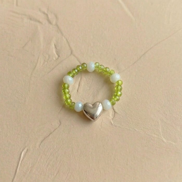 Collezione Crystal - anello lime
