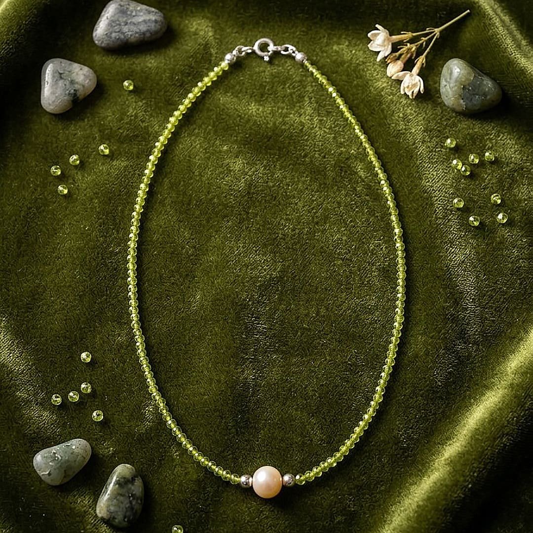 Collezione Perle - collana gialla amb