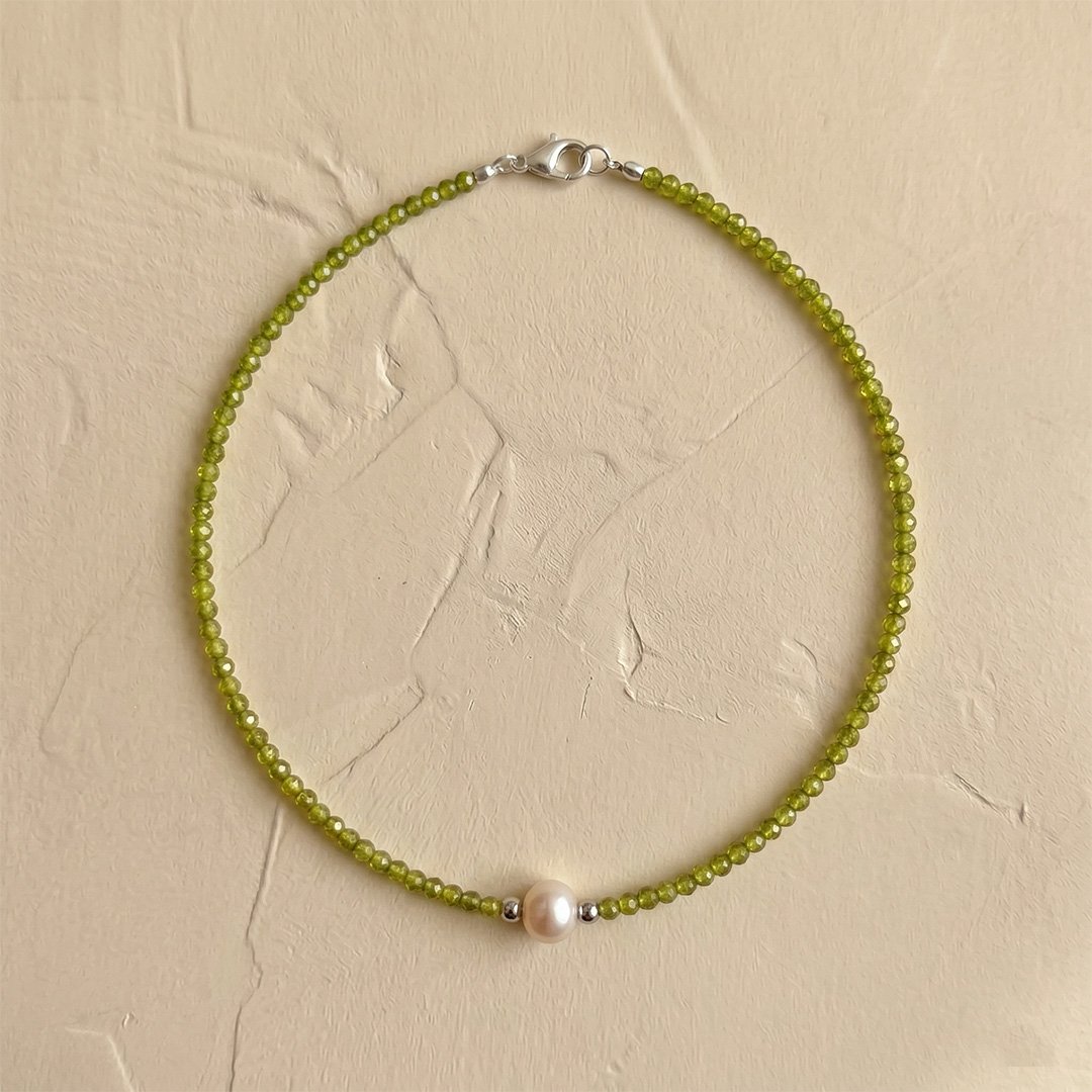 Collana Perle gialla