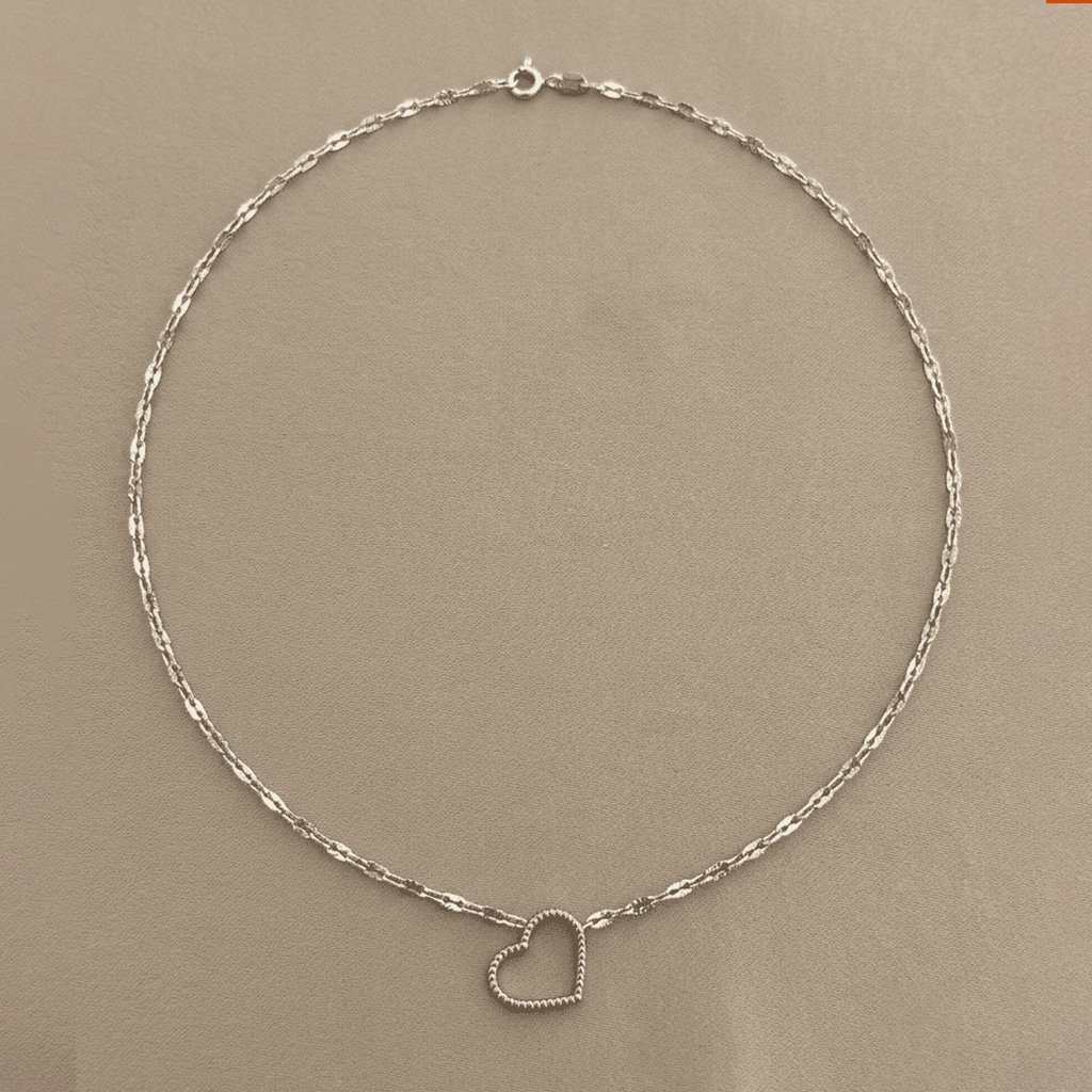 Collana light cuore rosa