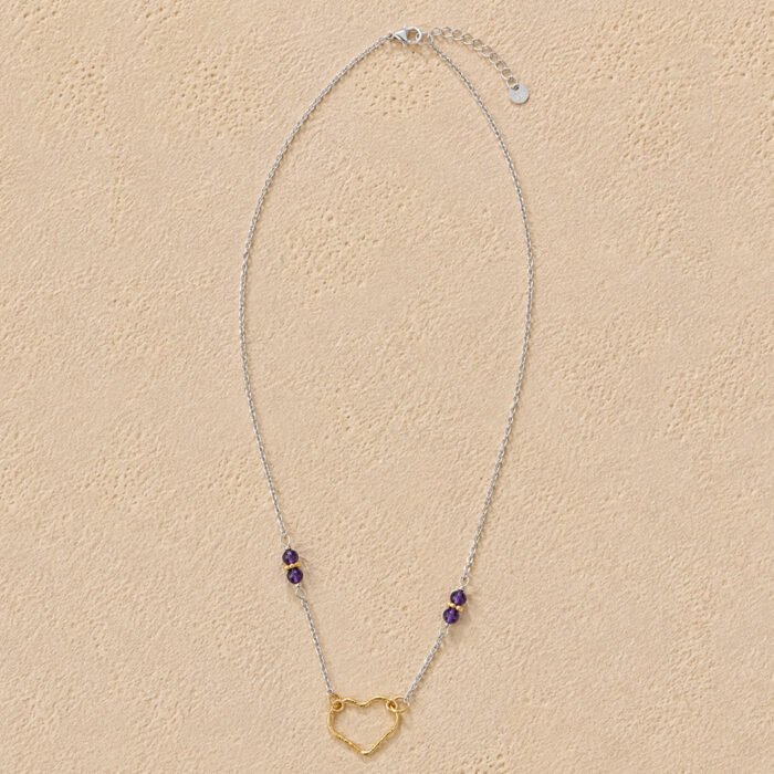 Collana light hearth ametista - isanya